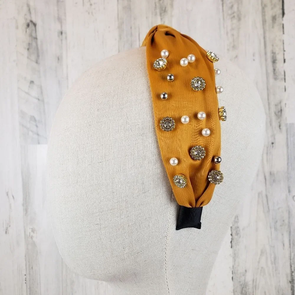 Saffron Jeweled Headband